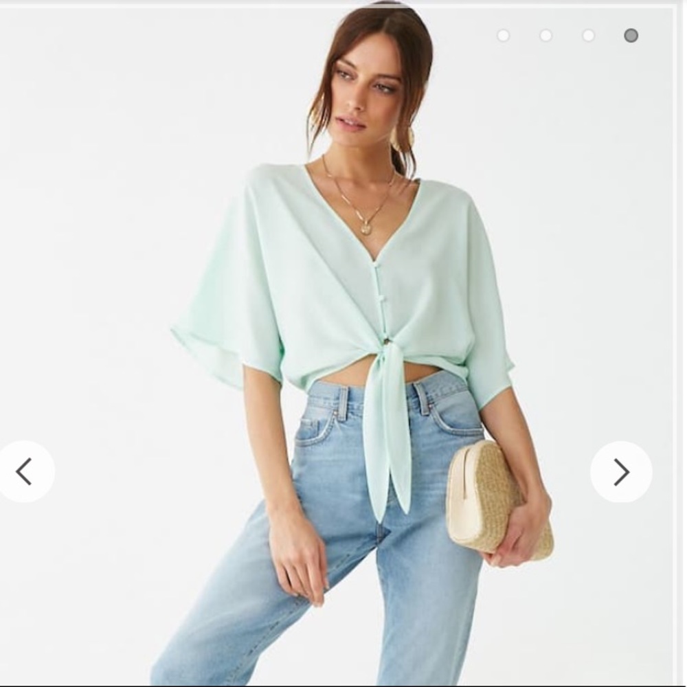 Forever 21 Front Tie top